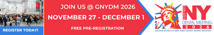 Greater New York Dental Meeting Registration Banner