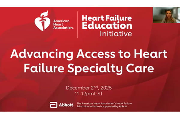 Advancing Access to Heart Failure Specialty Care slide