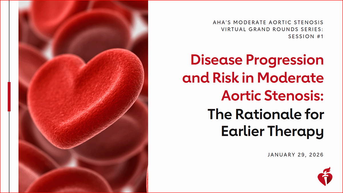 Moderate Aortic Stenosis Webinar Series 1 Title Slide