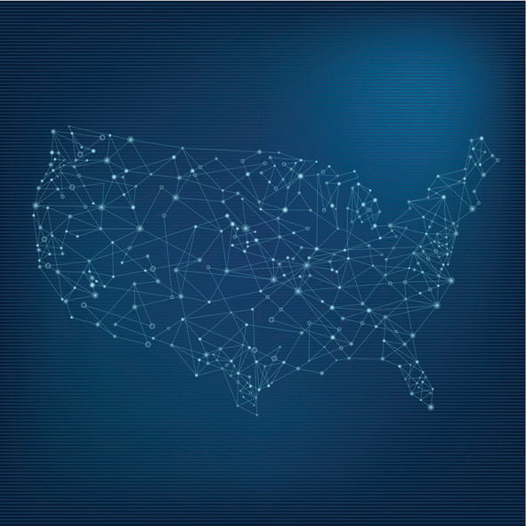 Map of United States 