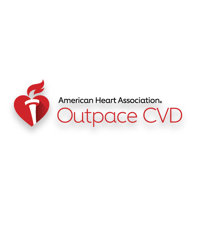 American Heart Association Outpace CVD logo