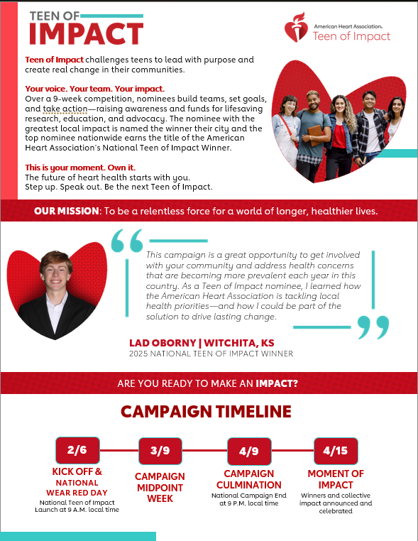 Teen of Impact flyer thumbnail