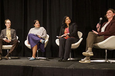 Panel discussion during Bugher Symposium