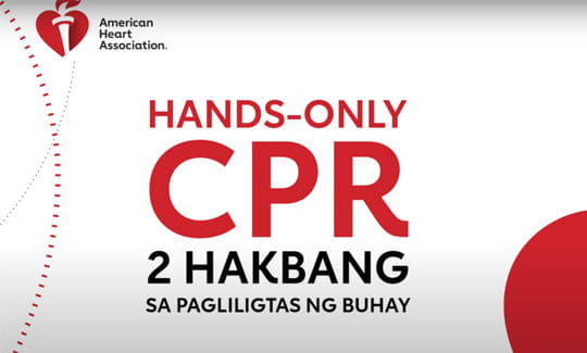 Hands-Only CPR sa lalaki