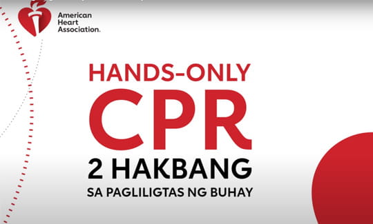 Hands-Only CPR sa babae