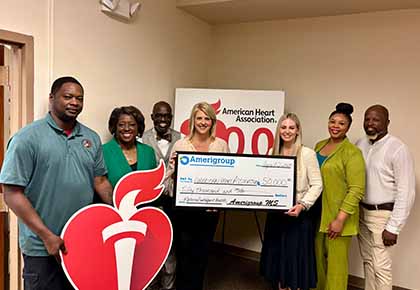 AHA Restocks the GA Carmichael Family Health Center with a Donation from Amerigroup