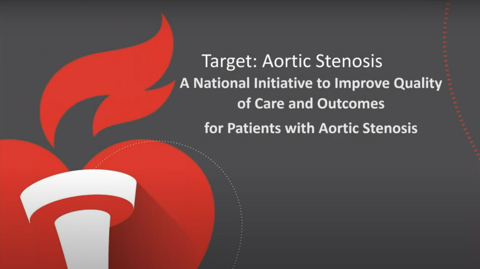 Target Aortic Stenosis Screen shot to webinar image